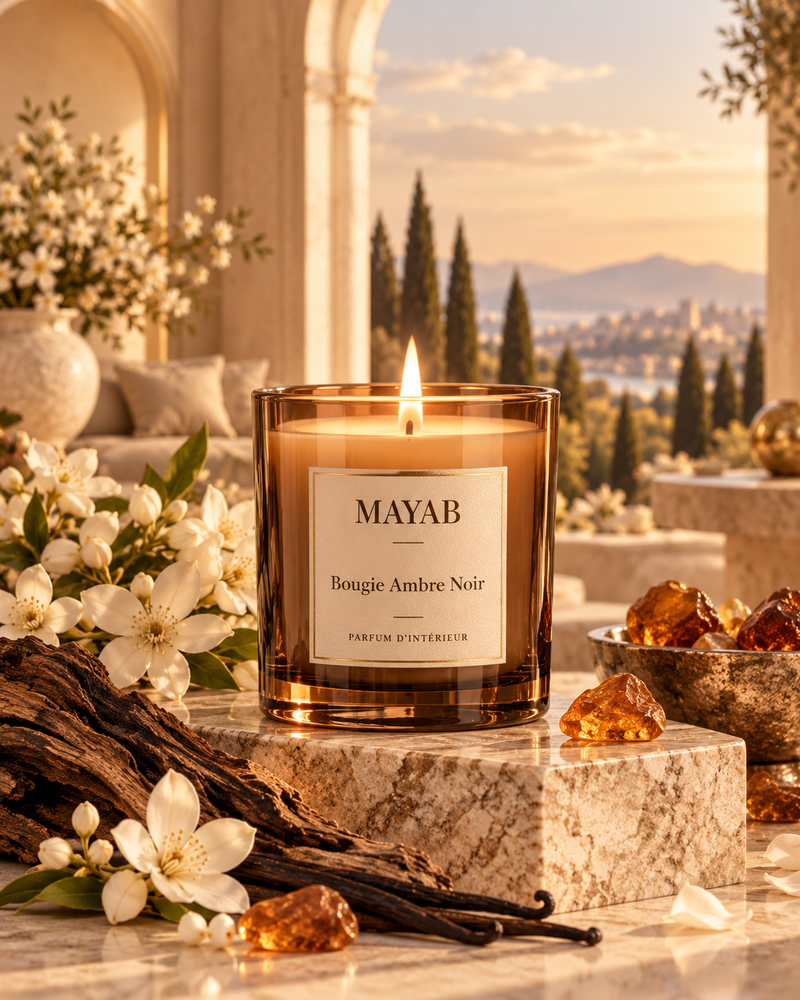 Bougie Ambre Noir
