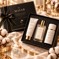 Coffret Coton MAYAB – Rituel Douceur avec Crème Mains Coton, Musc Coton et Déodorant Coton