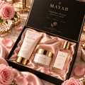 Coffret Éclat MAYAB – Beauté & Rose avec Crème Éclat Rose, Crème Regard Lumière et Musc Rose
